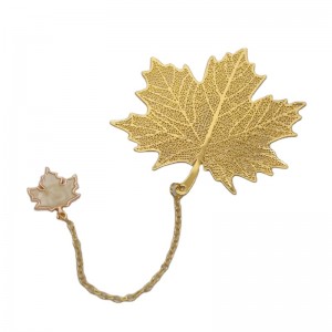 Рекламные латунные закладки Рекламные Золото выдолбленные Логотип Сувенирная металлическая закладка